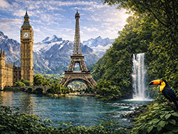 Streets, peaks and canopies